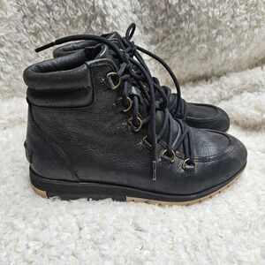 Sorel Harlow Waterproof Leather Laceup Ankle Boots sz 7
